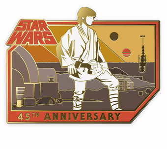 Disney D23 Exclusive Star Tours 35th Luke Skywalker Pin Limited New with Card