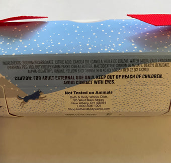 Bath and Body Works 2021 Christmas Snowy Winterberry 3 Bath Fizzies New