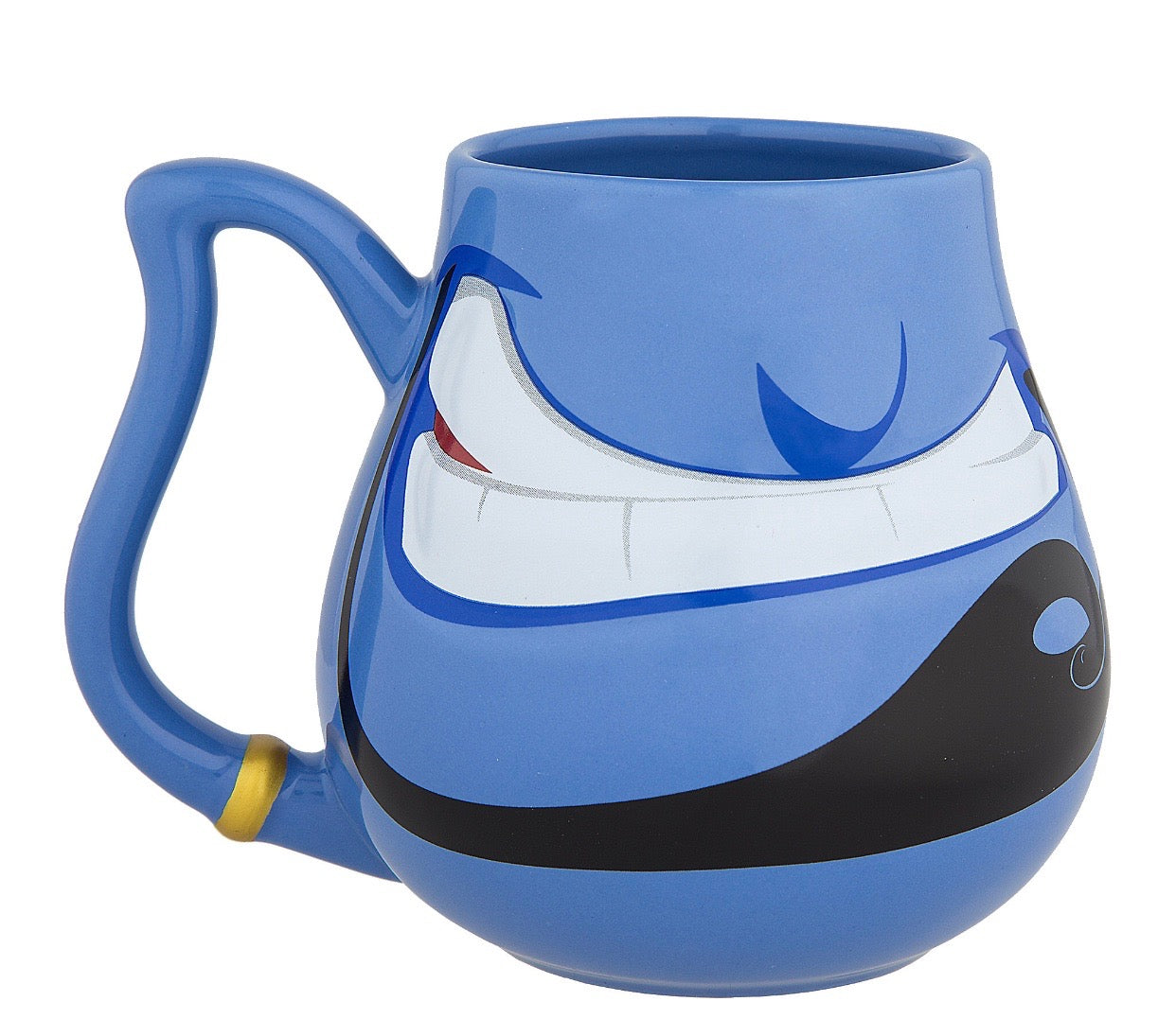 Disney Parks Aladdin Genie Face Ceramic Coffee Mug New