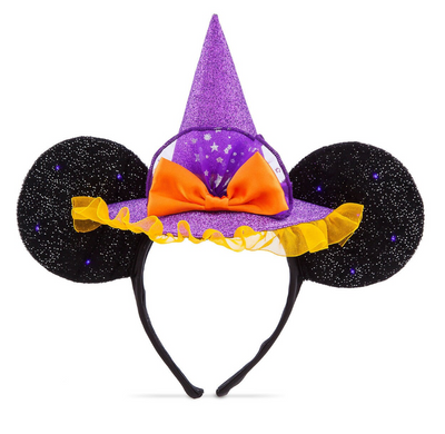 Disney Halloween Minnie Mouse Witch Ear Headband for Adults New with Tag