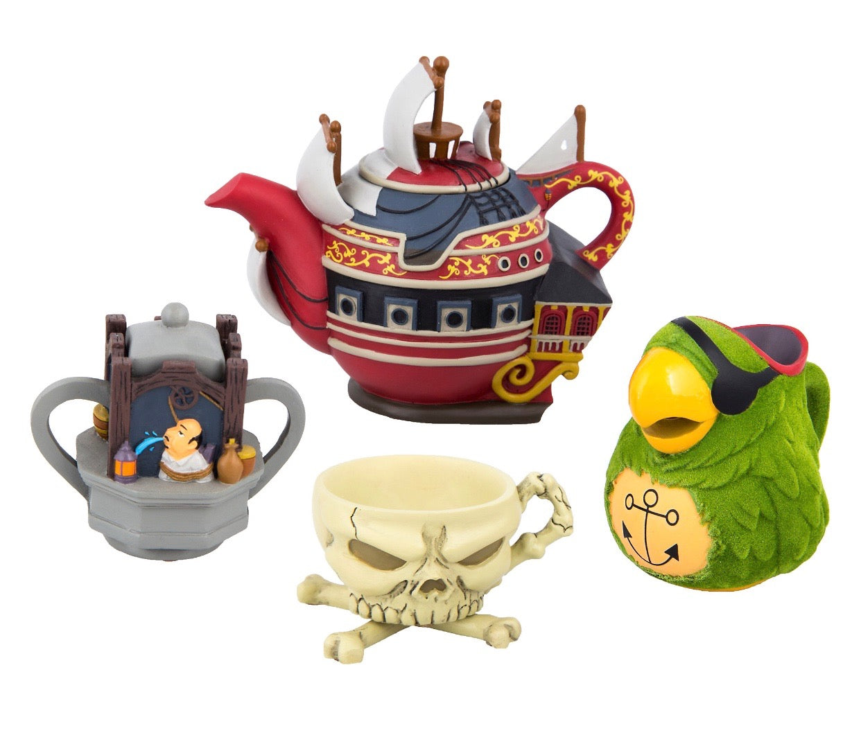 Disney Parks Pirates of the Caribbean Mini Tea Set New with Box