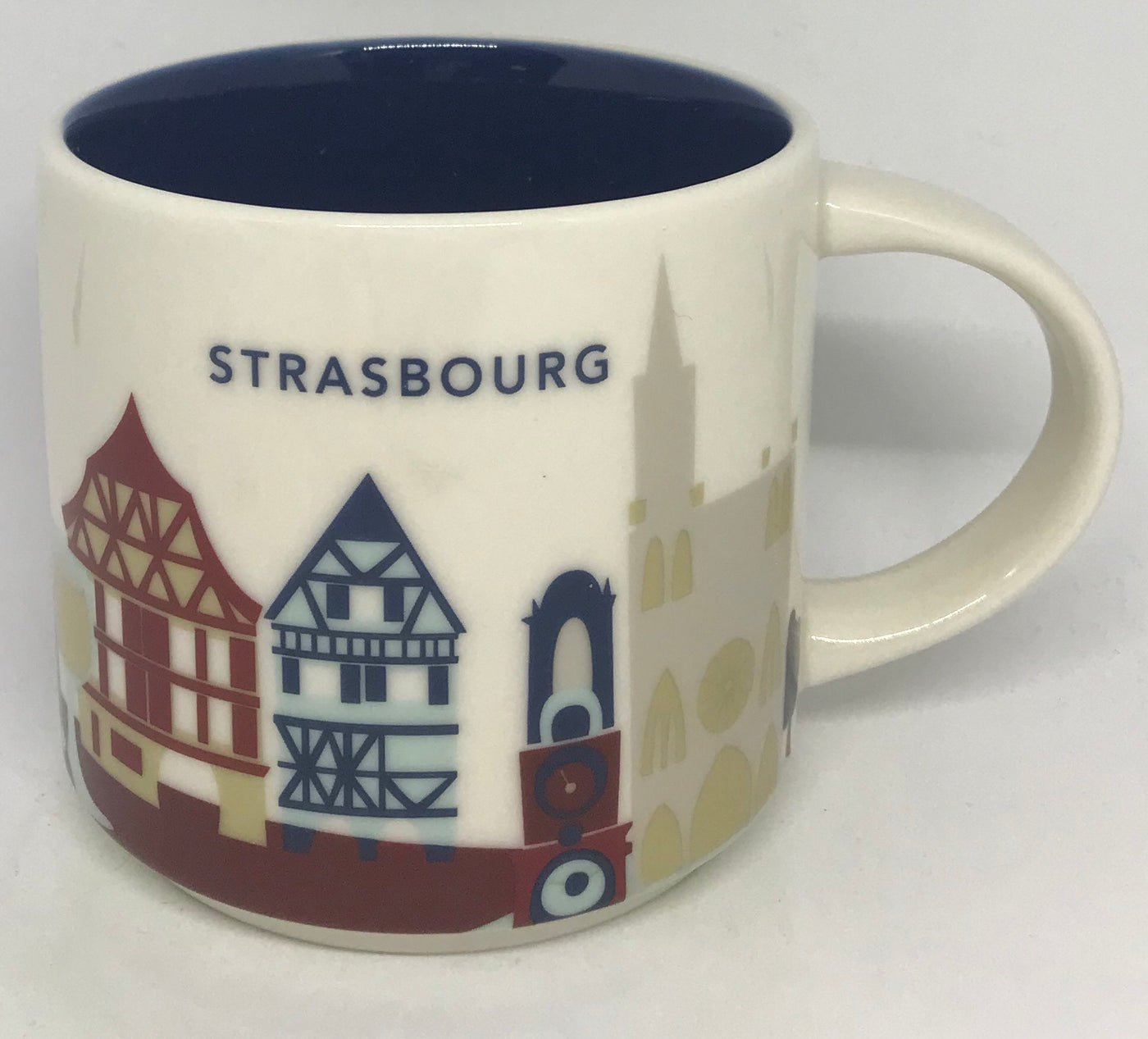 Starbucks You Are Here Strasbourg France Ceramic Coffee Mug New with Box