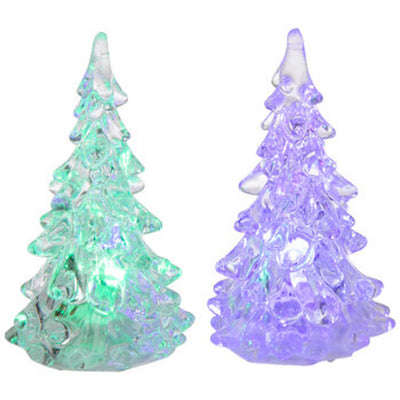 Robert Stanley Color-Changing LED Light Up Holiday Christmas Trees New with Tag