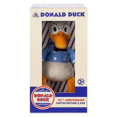 Disney Parks Donald Duck Plush 85 Anniversary Inspired Charlotte Clark 3000 LE