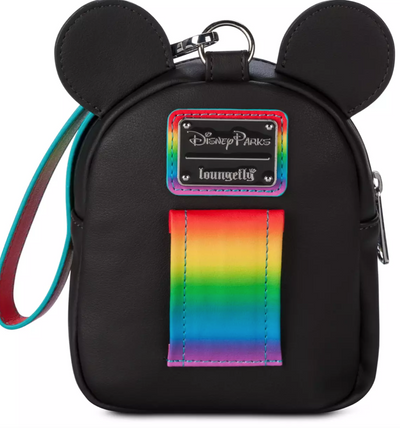 Disney Parks Pride Collection Mickey Mouse Loungefly Wristlet New With Tag