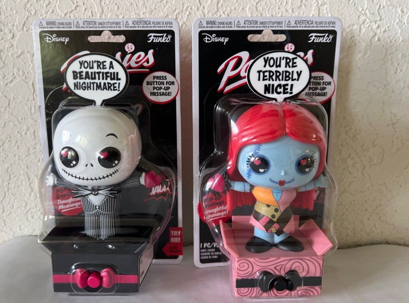 Funko Popsies Disney Greeting Figure Nightmare Before Christmas Jack and Sally