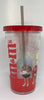 M&M's World Welcome to Fabulous Las Vegas Sign Characters Tumbler with Straw New