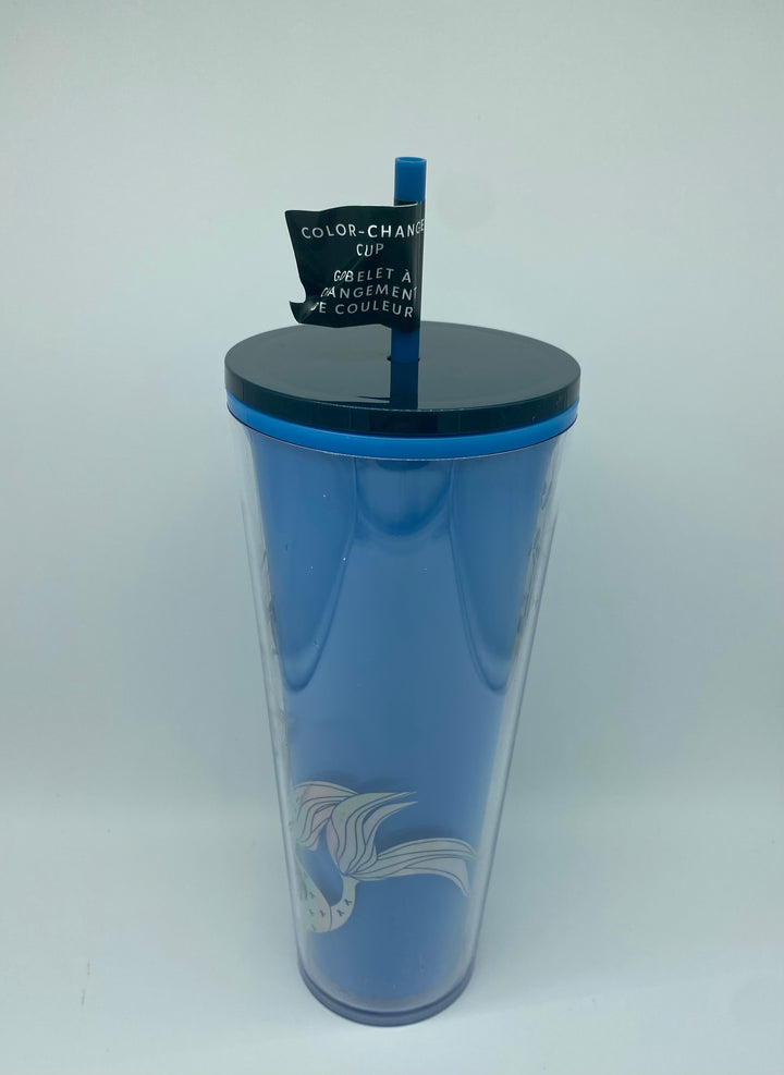 Starbucks Holiday Christmas 2021 Siren Mermaid Color Change Cup Tumble  I  Love Characters