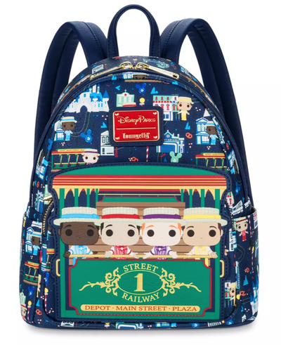 Disney Parks Loungefly Dapper Dans Mini Backpack Main Street U.S.A. New with Tag