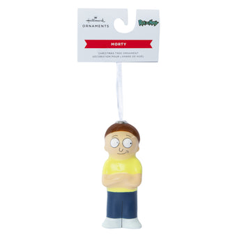 Hallmark Rick and Morty Decoupage Morty Christmas Tree Ornament New with Tag
