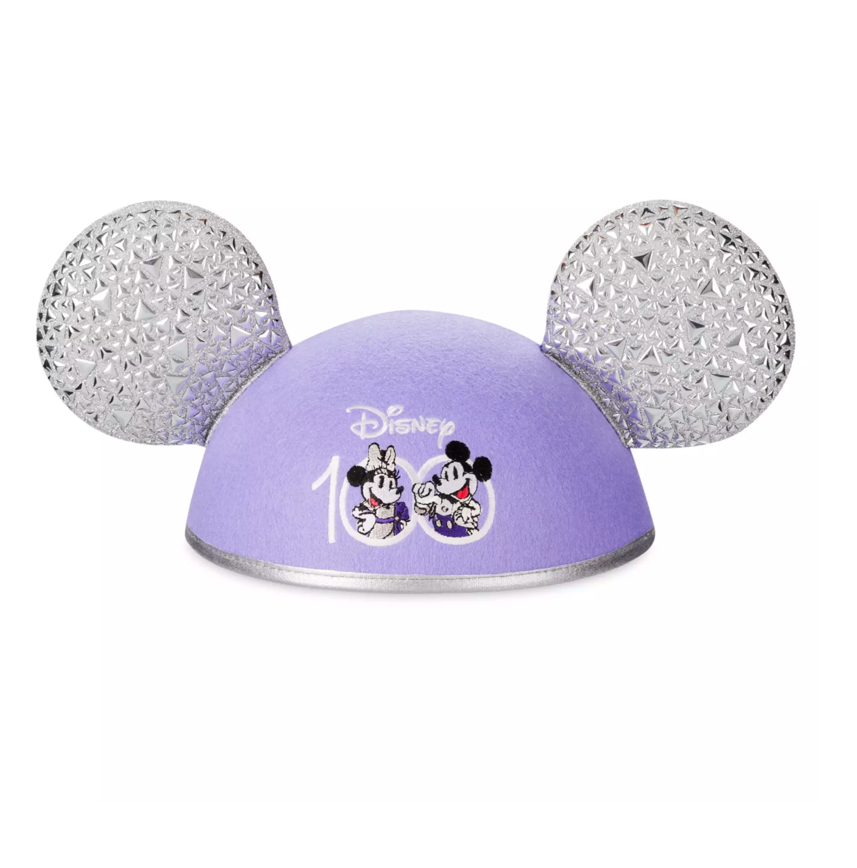 Disney 100 Years of Wonder Mickey and Minnie Ear Hat for Adults New with Tag