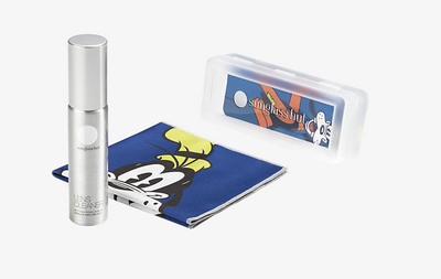 Disney Fab 5 Goofy Sunglass Hut Limited Cleaning Cloth Kit New with Case