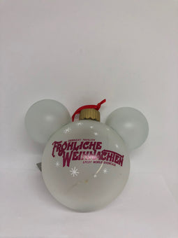 Disney Epcot Germany Mickey Minnie Frohliche Weihnachien Light Up Ornament New