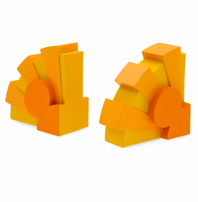 Disney Parks Mickey Icon Sunshine Bookends New with Box