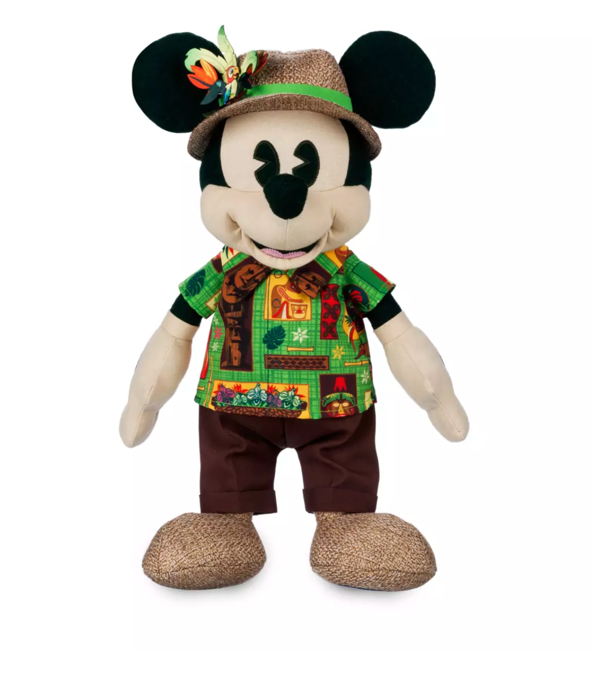 Disney 50th Mickey The Main Attraction 5 of 12 Tiki Room Plush New with Tag