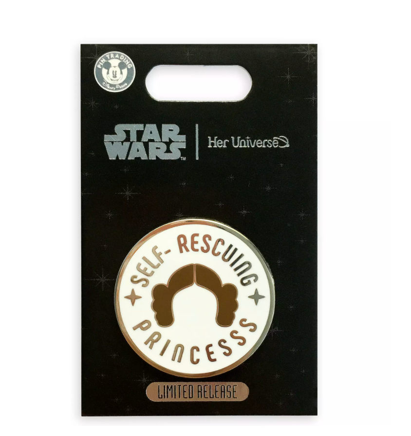 Disney Star Wars Self Rescuing Princess Leia Her Universe Limited Pin New Card