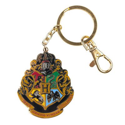 Universal Studios Harry Potter Hogwarts Crest Medallion Keychain New with Tags
