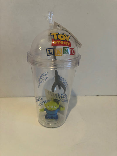 Disney Parks Toy Story Land Little Green Men Light Up Tumbler With Straw New