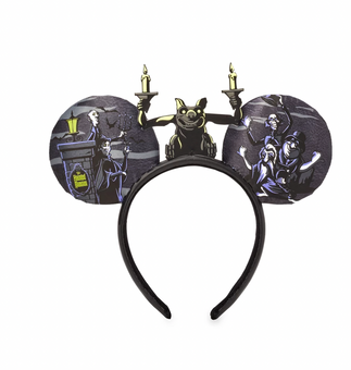 Disney Parks The Haunted Mansion 999 Happy Haunts Gargoyle Ear Headband New