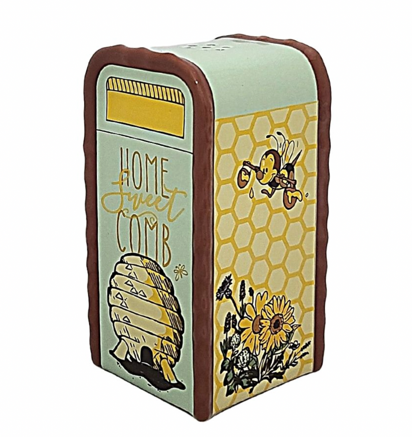Disney Flower Garden Festival 2022 Spike Bee Trash Can Salt Pepper Shaker New
