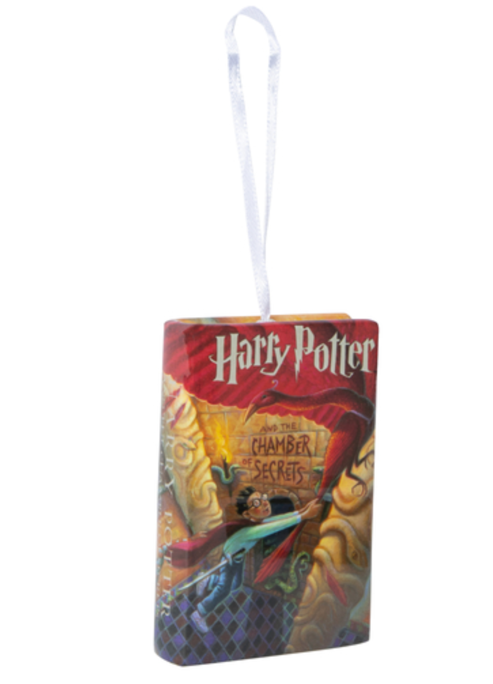 Hallmark Decoupage Harry Potter Chamber of Secrets Christmas Ornament New Tag