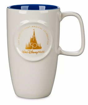 Disney Mickey Partners Walt Disney World 50th Anniversary Ceramic Coffee Mug
