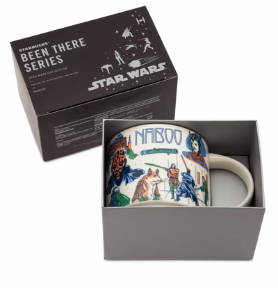 Disney Starbucks Been There Star Wars Naboo Ceramic Coffee Mug New with Box