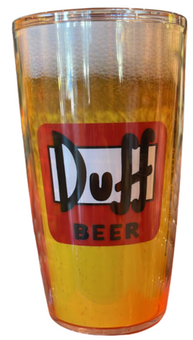 Universal Studios Duff Beer Plastic Glass Cup New With Tag