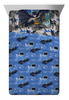 DC Comics Batman Kids Twin Sheet Set Blue and Black New Sealed