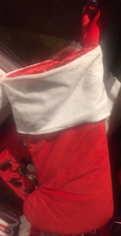 Disney Parks Mickey & Minnie Skating Holiday Christmas Stocking New with Tags