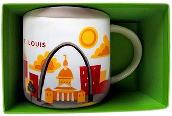 Starbucks You Are Here St. Louis Missouri Ceramic Coffee Mug New With Box
