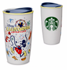 Disney Parks California Adventure Mickey Porcelain Starbucks Tumbler New