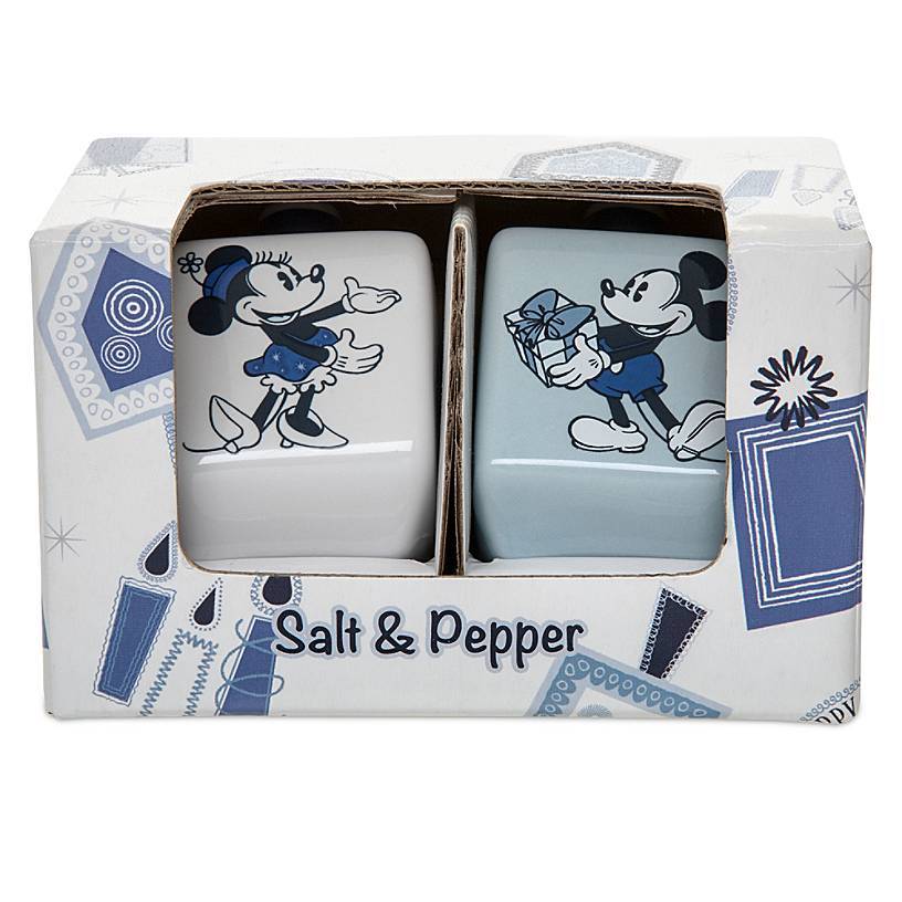 Disney Parks Holiday Mickey and Minnie Happy Chanukah Hanukkah Salt Pepper New
