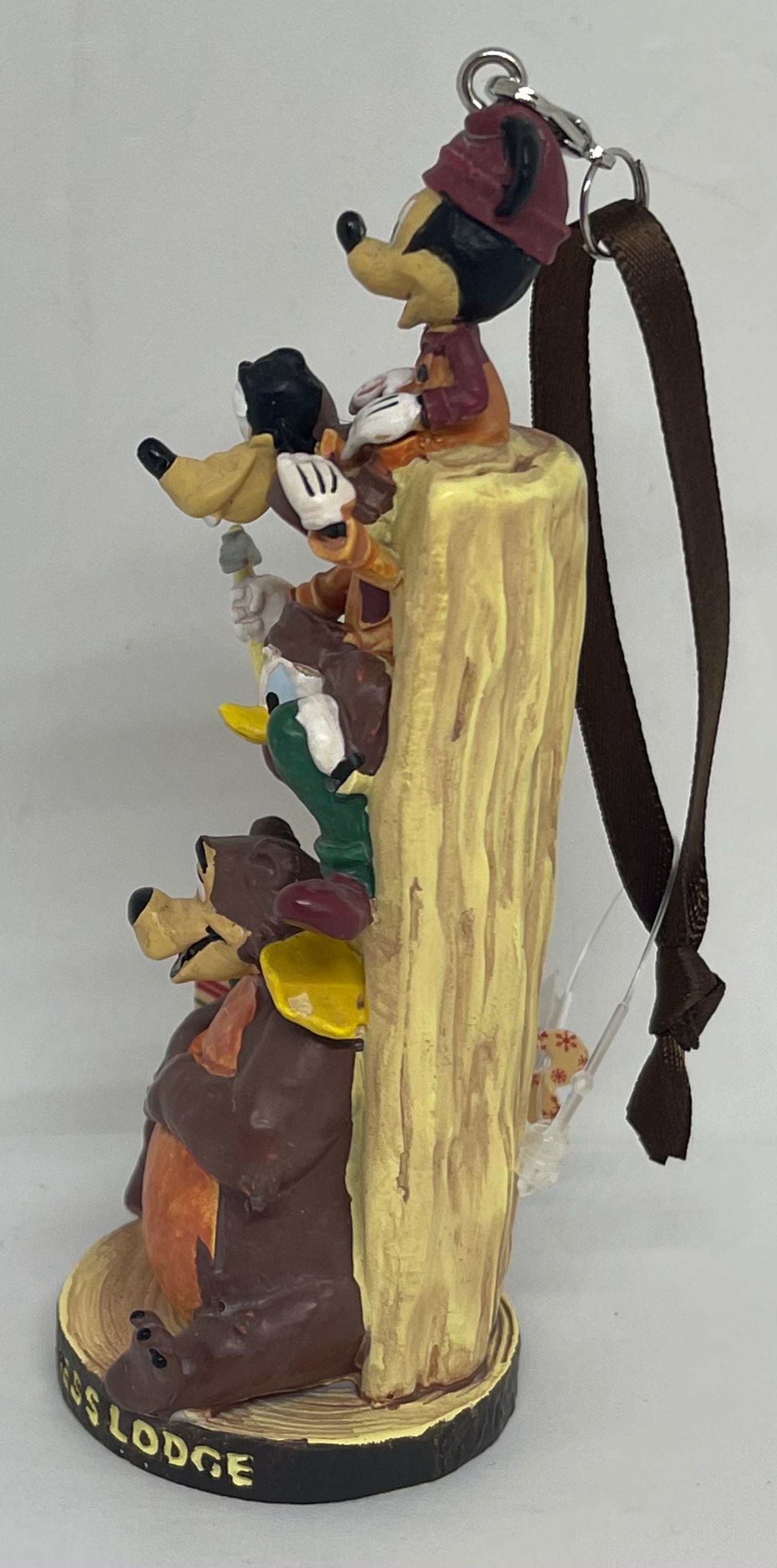Disney Parks Totem Fort Wilderness Mickey Donald Goofy Christmas Ornament New