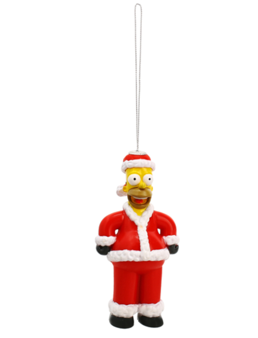 The Simpsons Santa Homer Decoupage Christmas Tree Ornament New With Tag
