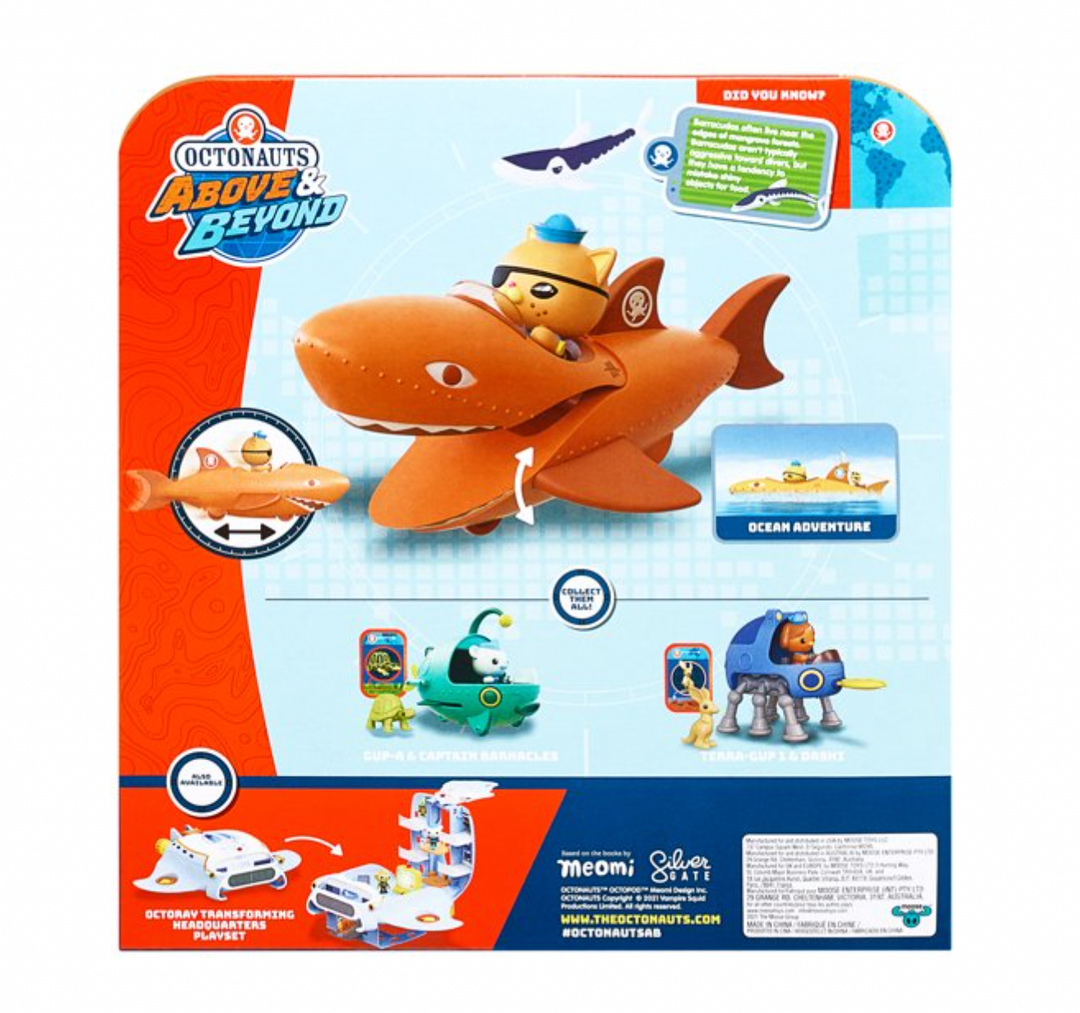 Octonauts Above & Beyond Kwazii & Gup B Adventure Pack Toy