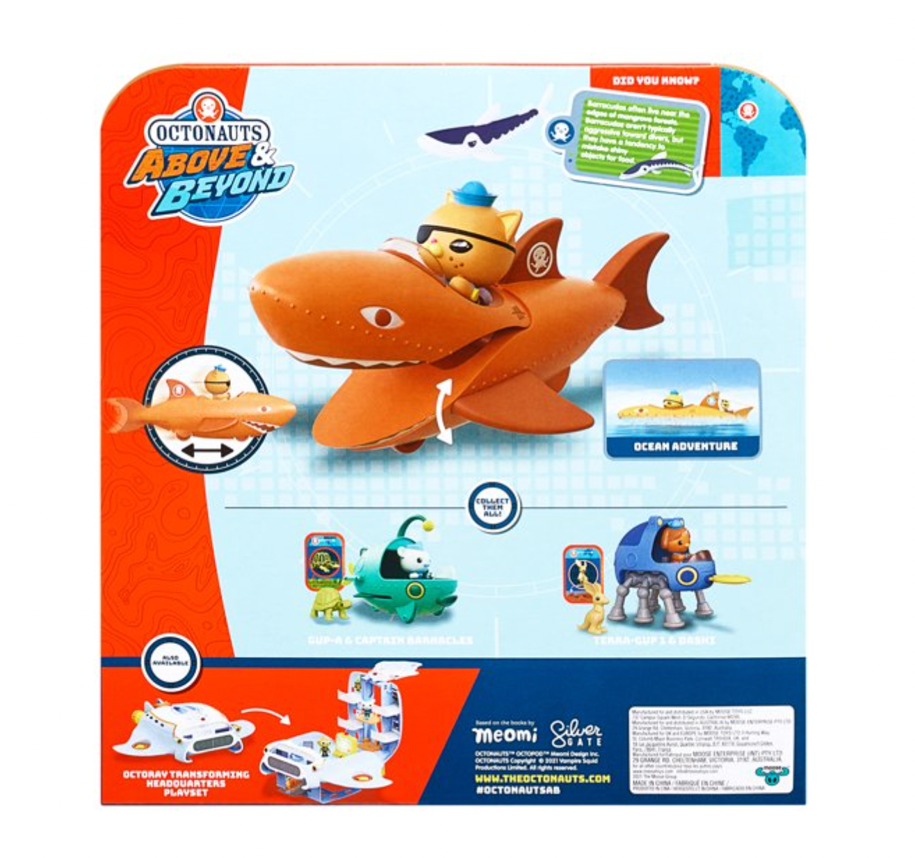 OCTONAUTS Captain Barnacles & Gup A Adventure Pack