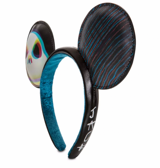 Disney Halloween Jack Faux Leather Ear Headband for Adults New with Tag