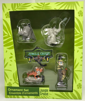 Disney Parks Jungle Cruise Magic Kingdom Ornament Set New