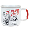 Hallmark Peanuts 70th Charlie Brown Snoopy Coffee Time Bottoms Up Mug New