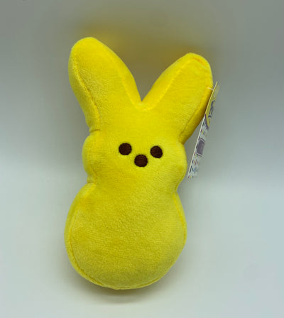 Peeps Easter Peep Yellow Bunny Pet Toy Plush New with Tag