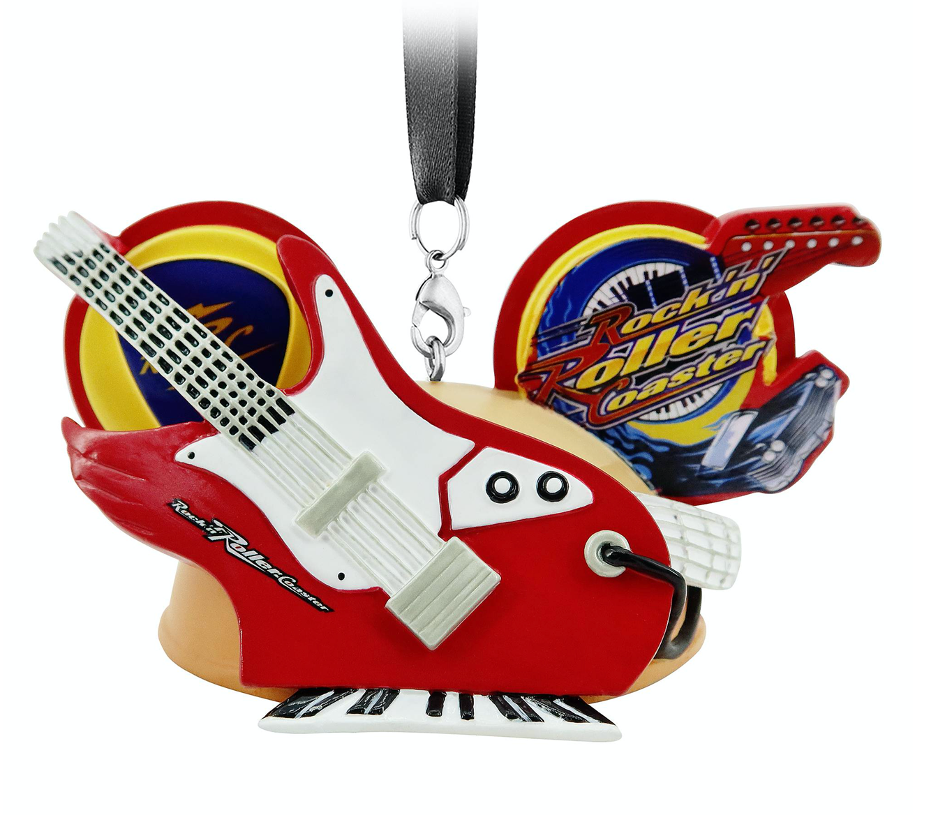 Disney Parks Rock 'n Roller Coaster Ear Hat Christmas Ornament New with Tag