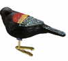 Old World Christmas Red-winged Blackbird Glass Christmas Ornament New with Box