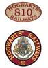 Universal Studios Harry Potter Hogwarts Railways Iron-on Patch Set New With Tag