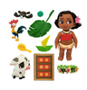 Disney Moana Animators Mini Doll Play Set New with Case