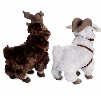 Disney Thor Love and Thunder Toothgnasher and Toothgrinder Plush Goat Set New