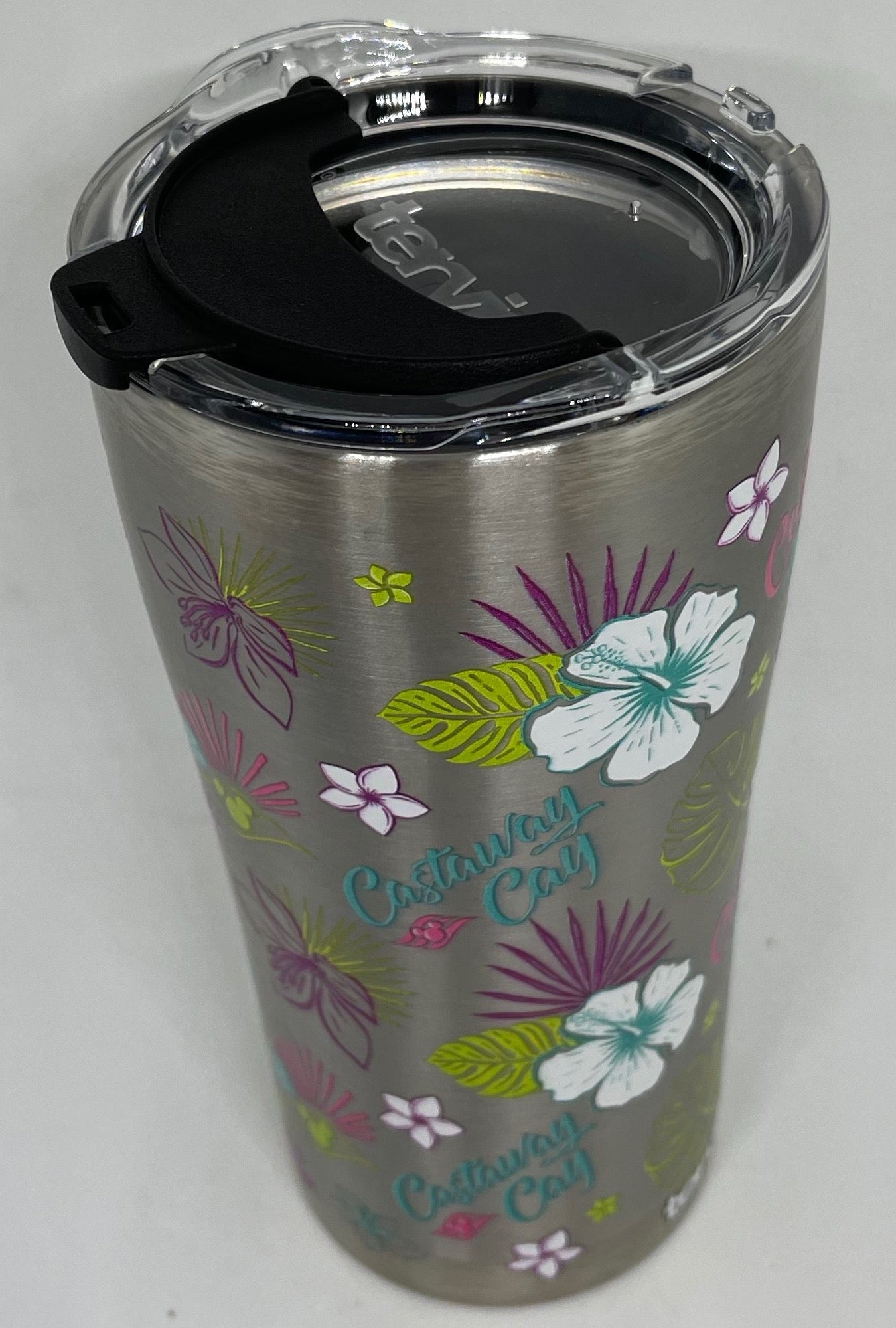 Disney Cruise Line Castaway Cay 20oz Tervis Stainless Tumbler with Lid New