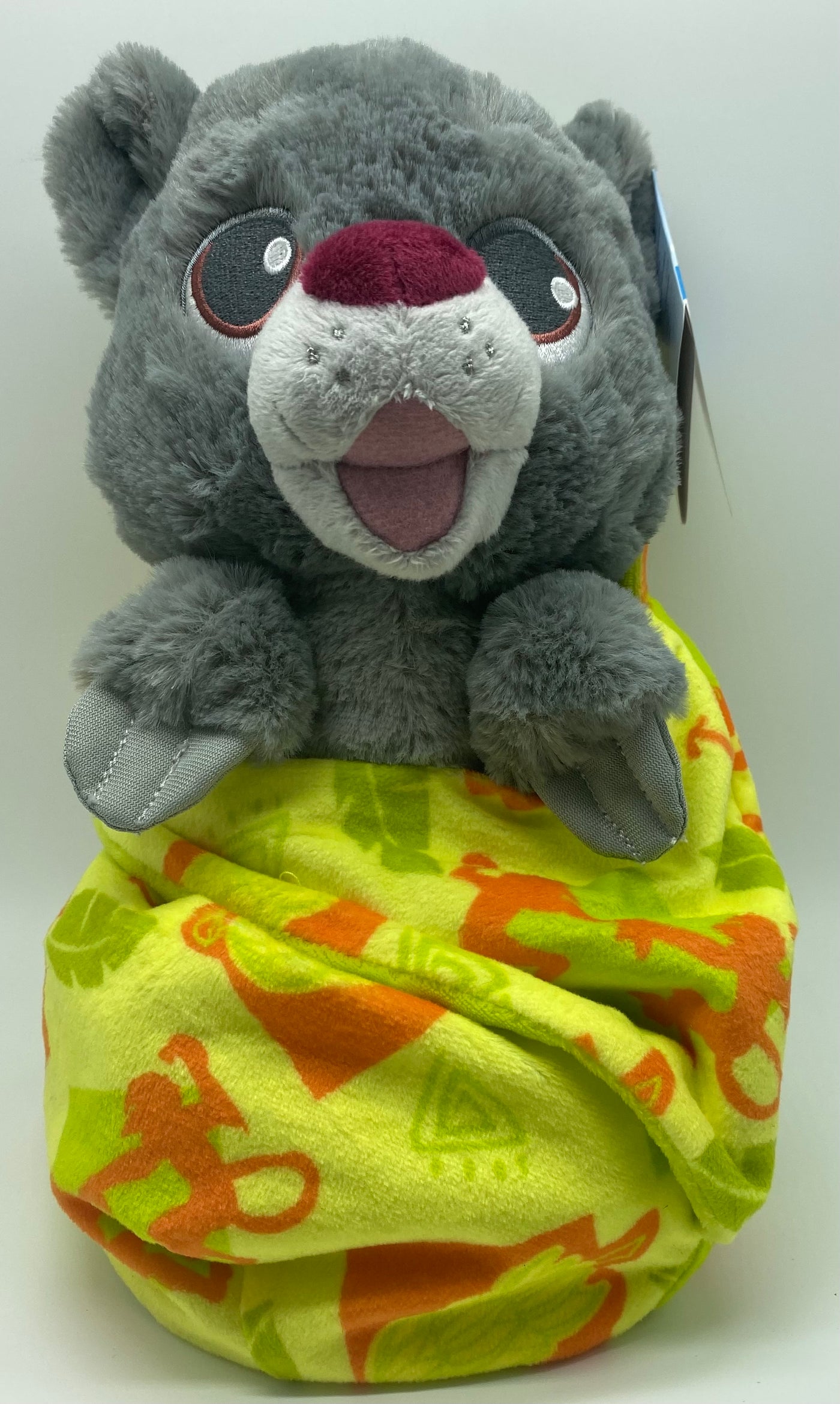 Disney Parks The Jungle Book Baby Baloo in Blanket Pouch Plush New with Tags