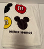 Disney Springs M&M's World Red and Yellow Mickey Icons Blanket New with Tag