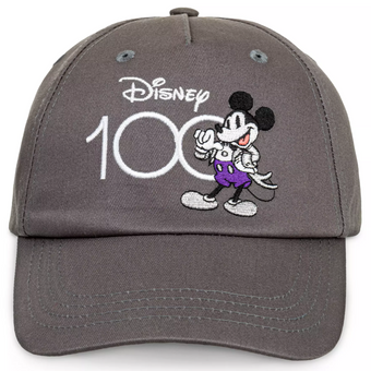 Disney Parks Mickey Mouse Disney 100 Baseball Cap for Adults New With Tags